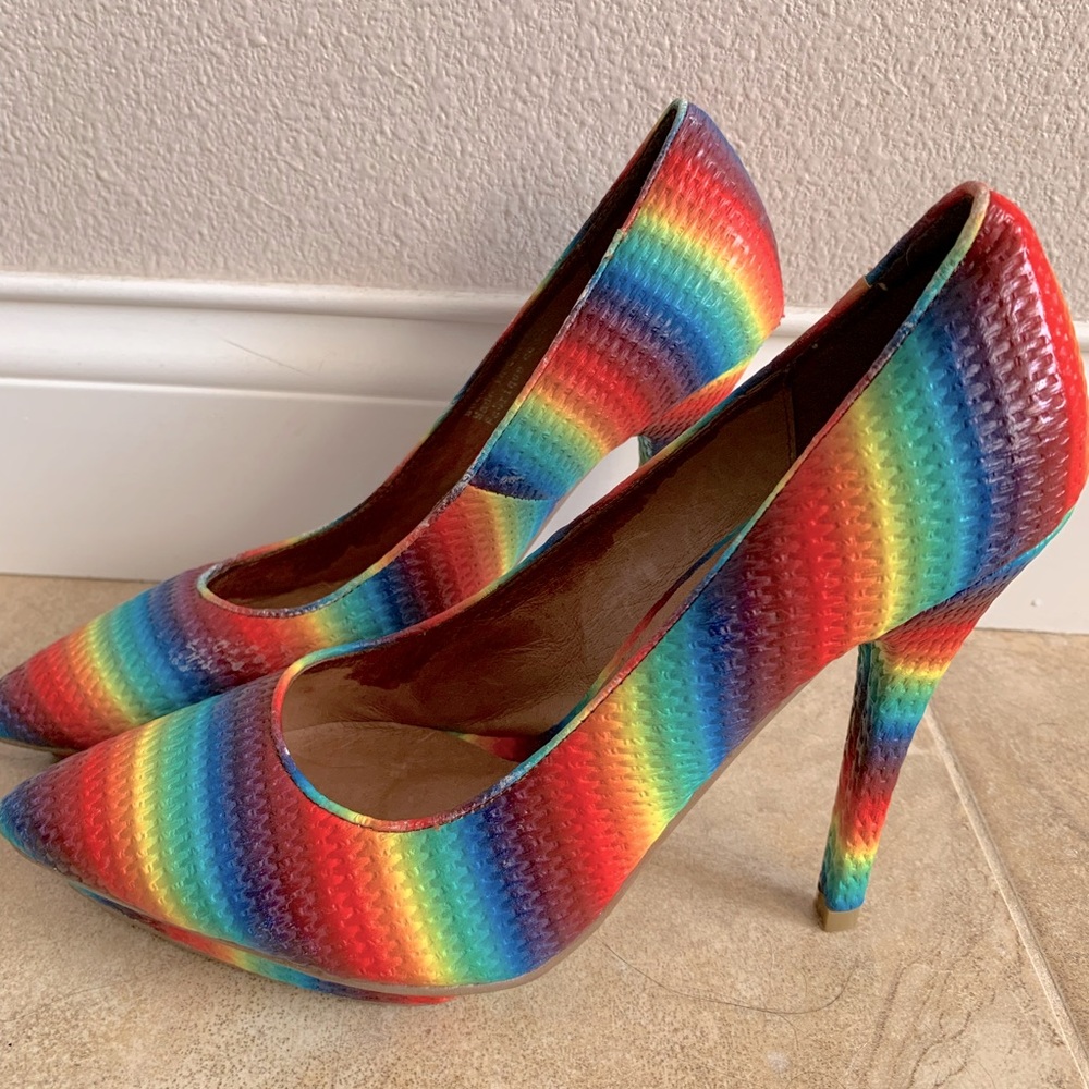 Jeffrey Campbell Rainbow heels